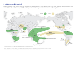 La Niña and Rainfall. For high res, click the image. 