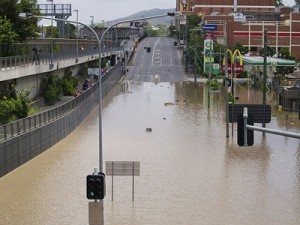 Great Brisbane flood of 2011. Contact erik@erikveland.com for licensing.