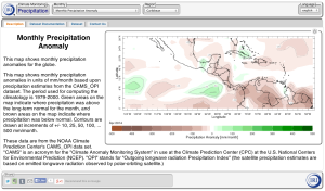 An early product of the new project is a prototype collection of interactive data maps useful for analyzing climate specifically in the Caribbean region. Based on IRI’s existing Map Room format, this online tool lets decision makers and other users view and perform calculations on historical, current and future climate conditions.