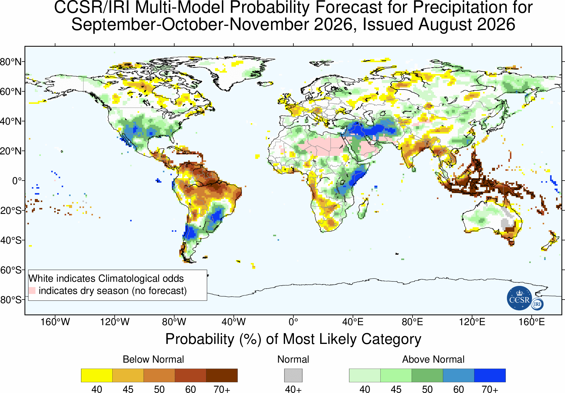 IRI MME Probability Forecast - Precipitation