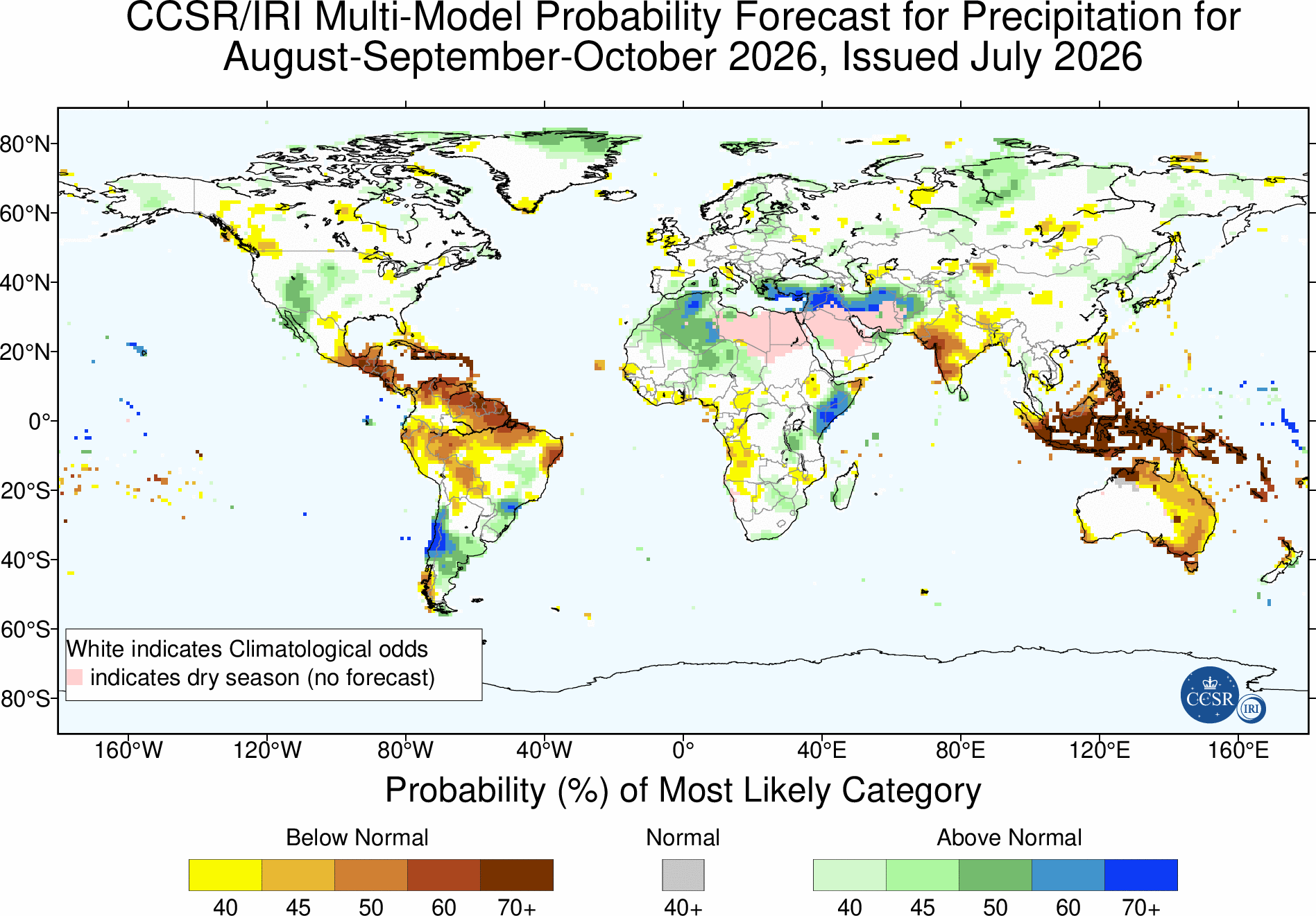IRI MME Probability Forecast - Precipitation